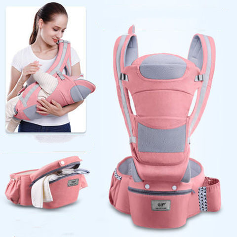 Ergonomic Baby Carrier with Hip Seat – 3-in-1 Infant Carrier