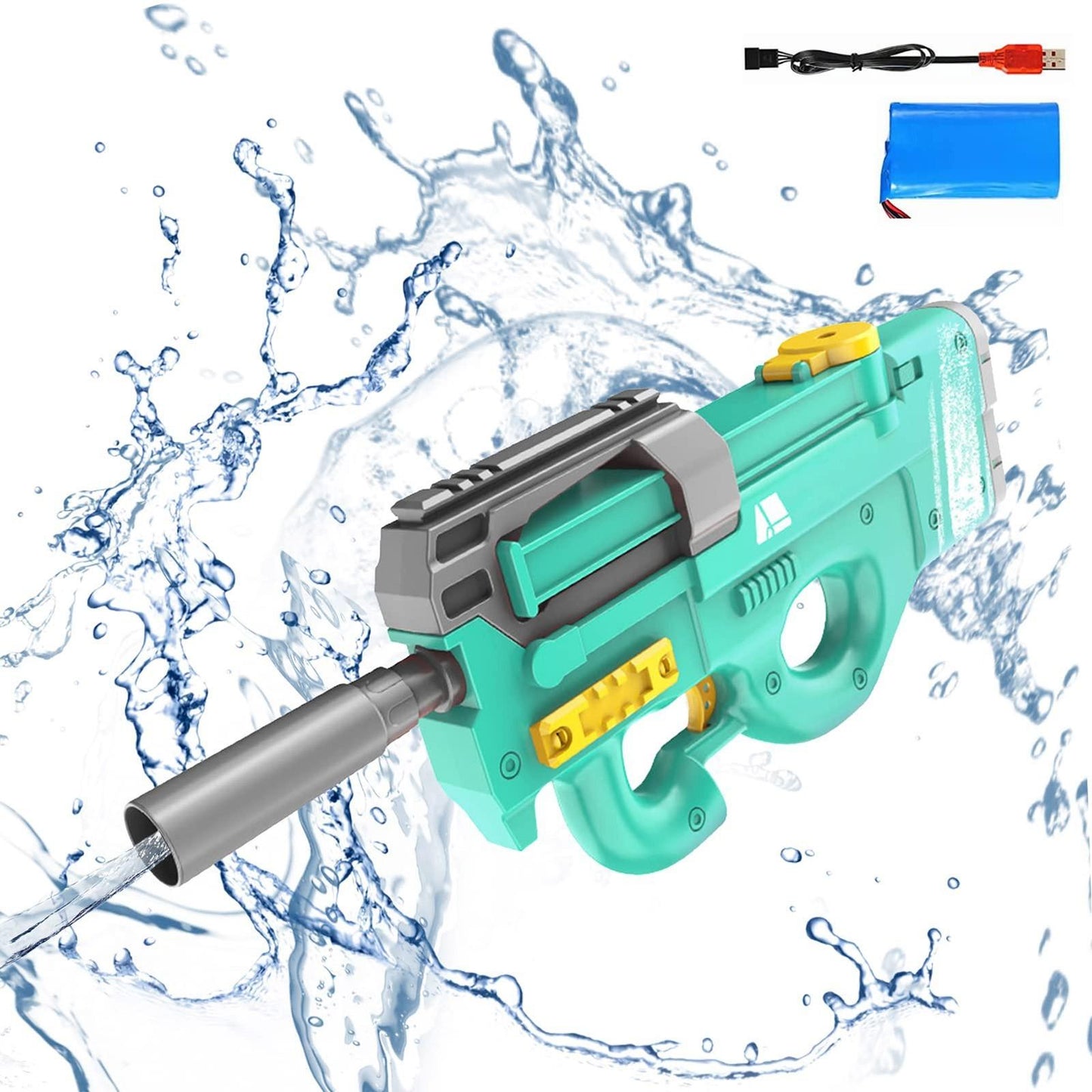 New P90 Electric Water Gun – High-Tech Summer Water Blaster