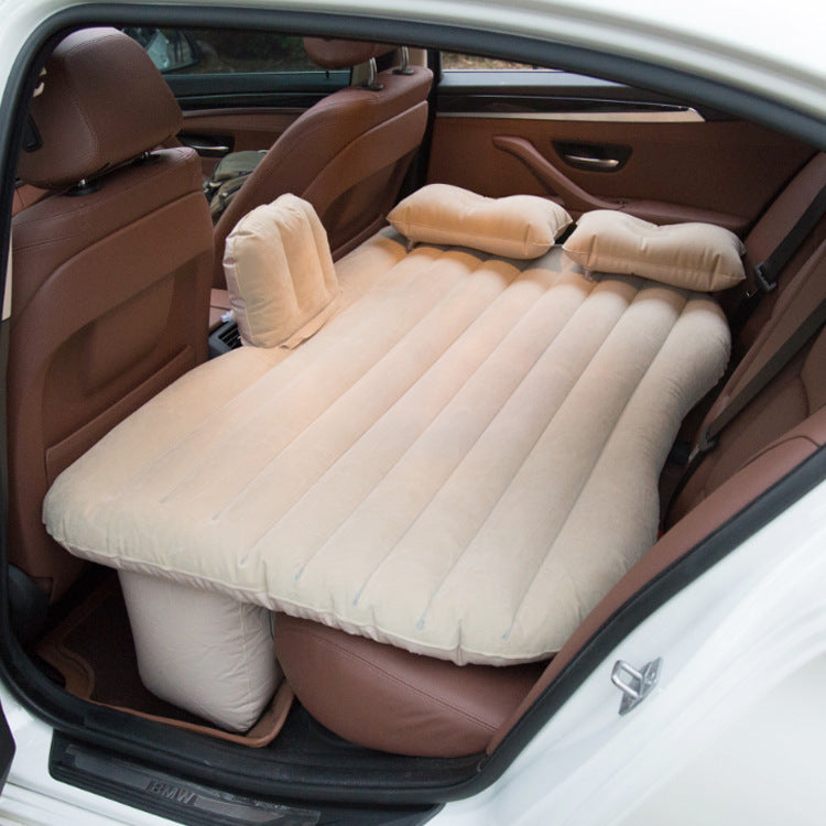 Premium Car Inflatable Bed with Pump & 2 Air Pillows