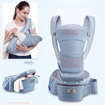 Ergonomic Baby Carrier with Hip Seat – 3-in-1 Infant Carrier