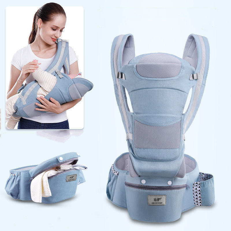 Ergonomic Baby Carrier with Hip Seat – 3-in-1 Infant Carrier
