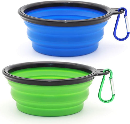 Foldable Silicone Pet Feed Bowl