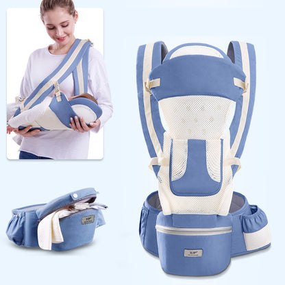 Ergonomic Baby Carrier with Hip Seat – 3-in-1 Infant Carrier