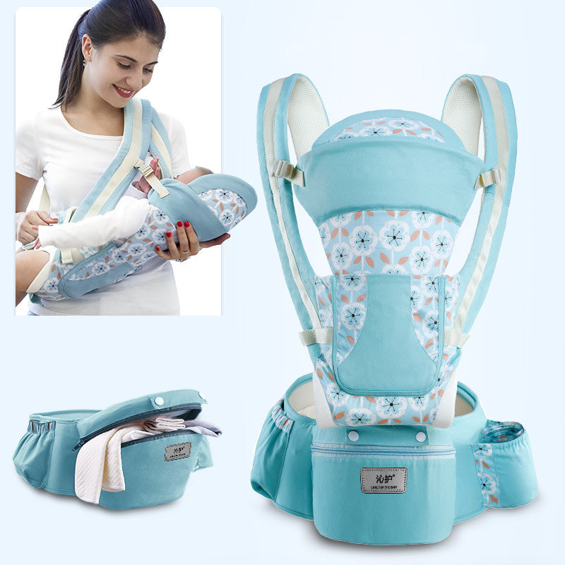 Ergonomic Baby Carrier with Hip Seat – 3-in-1 Infant Carrier