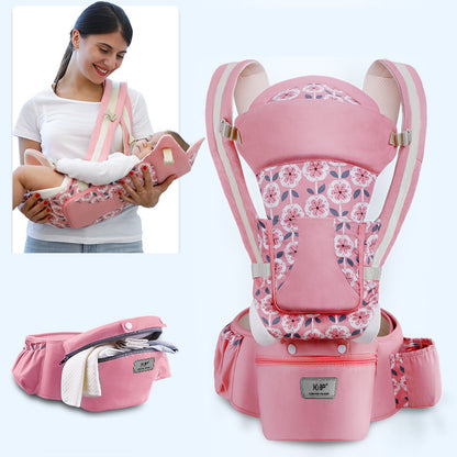 Ergonomic Baby Carrier with Hip Seat – 3-in-1 Infant Carrier
