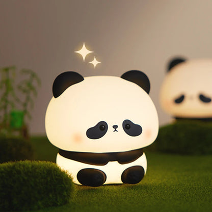 Panda LED Night Light – Cute Silicone Touch Lamp (USB Rechargeable)