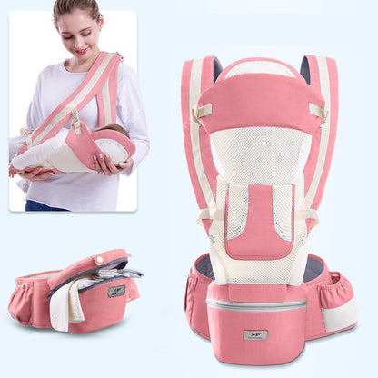 Ergonomic Baby Carrier with Hip Seat – 3-in-1 Infant Carrier