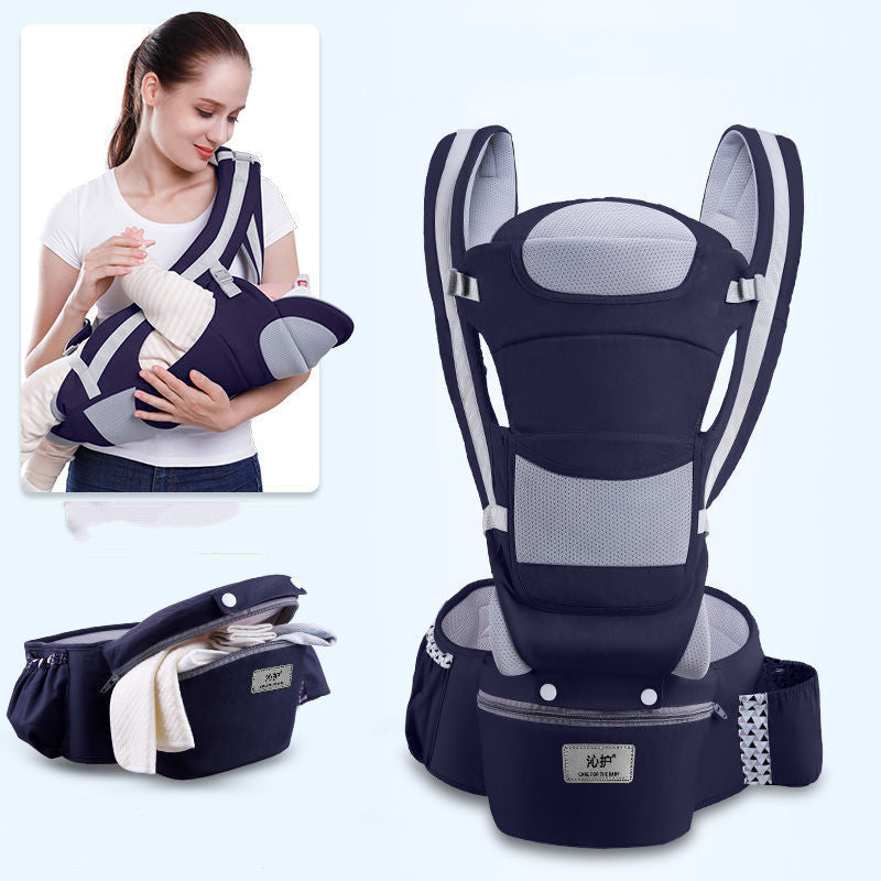 Ergonomic Baby Carrier with Hip Seat – 3-in-1 Infant Carrier