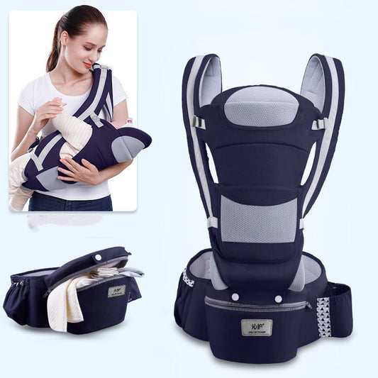 Ergonomic Baby Carrier with Hip Seat – 3-in-1 Infant Carrier