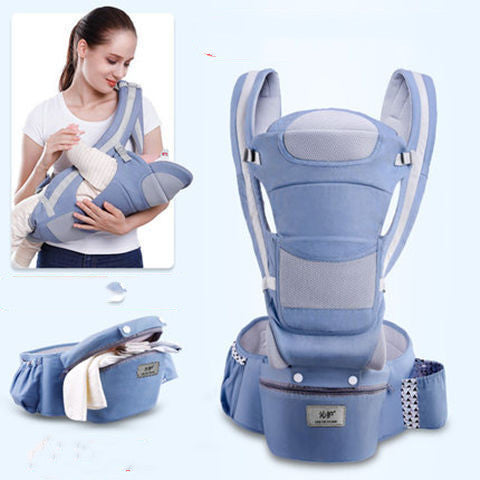 Ergonomic Baby Carrier with Hip Seat – 3-in-1 Infant Carrier